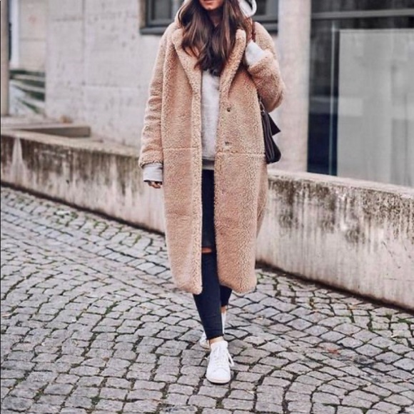 SOLD - Brand new long teddy coat - Picture 2 of 3